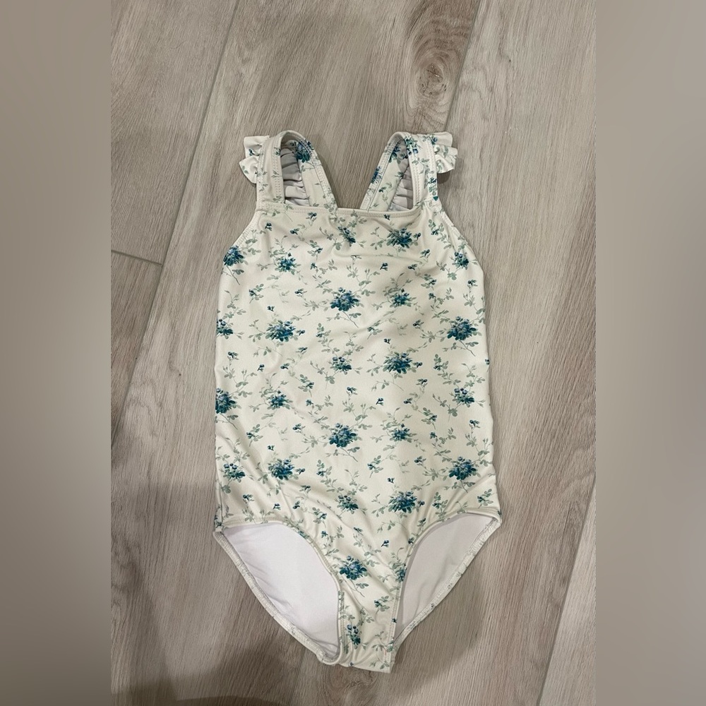 Floral Kids Swim One Piece